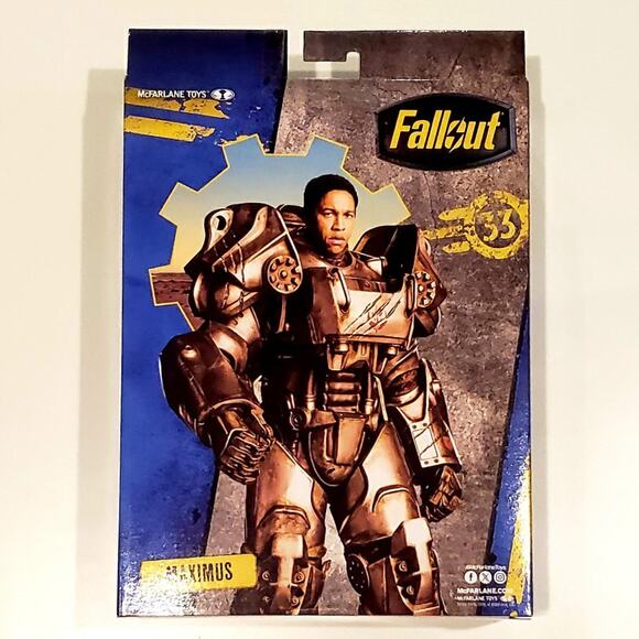 ☢ Fallout TV Series Maximus McFarlane Toys 7” Inch Action Figure 2025 New - Picture 2 of 2
